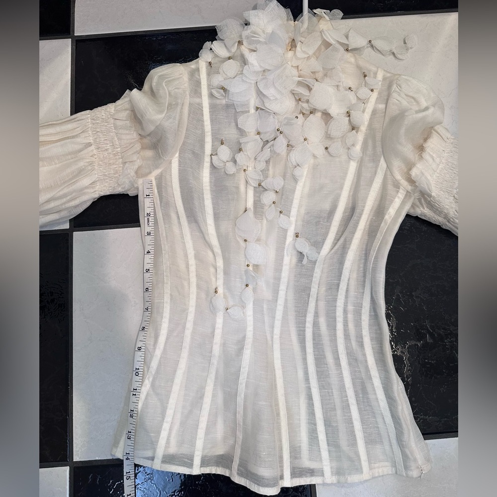 ZIMMERMANN BOTANICA WATTLE BLOUSE - SIZE 0 - Picture 13 of 15